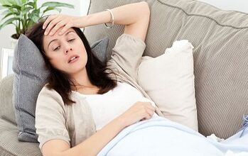 Symptoms of pests in the body