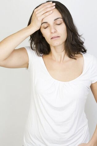 Anemia in a woman is a symptom of the presence of parasites