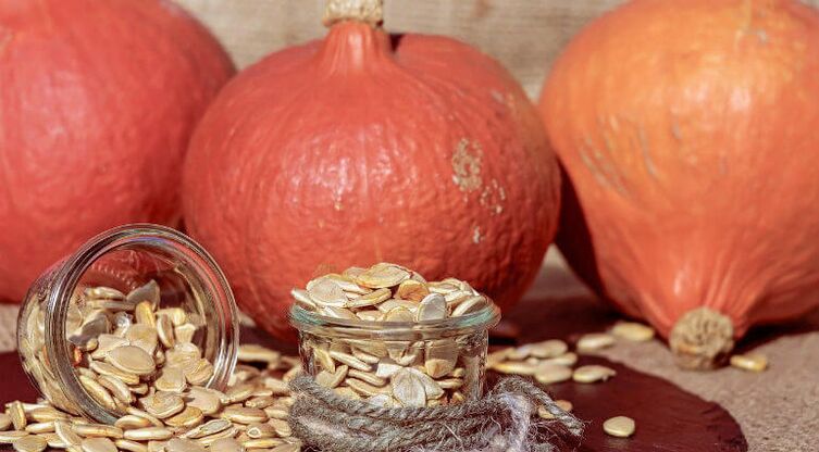 Pumpkin seeds from pests